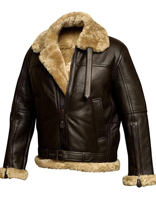 Men's Warm Leather Jacket