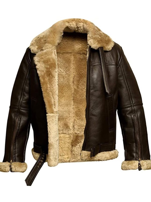 Men's Warm Leather Jacket