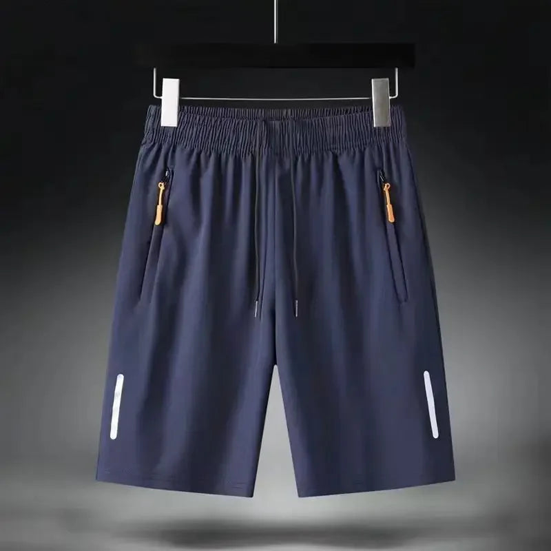 Men's Winter Quick-Dry Ice Silk Shorts Underwear for Running and Gym