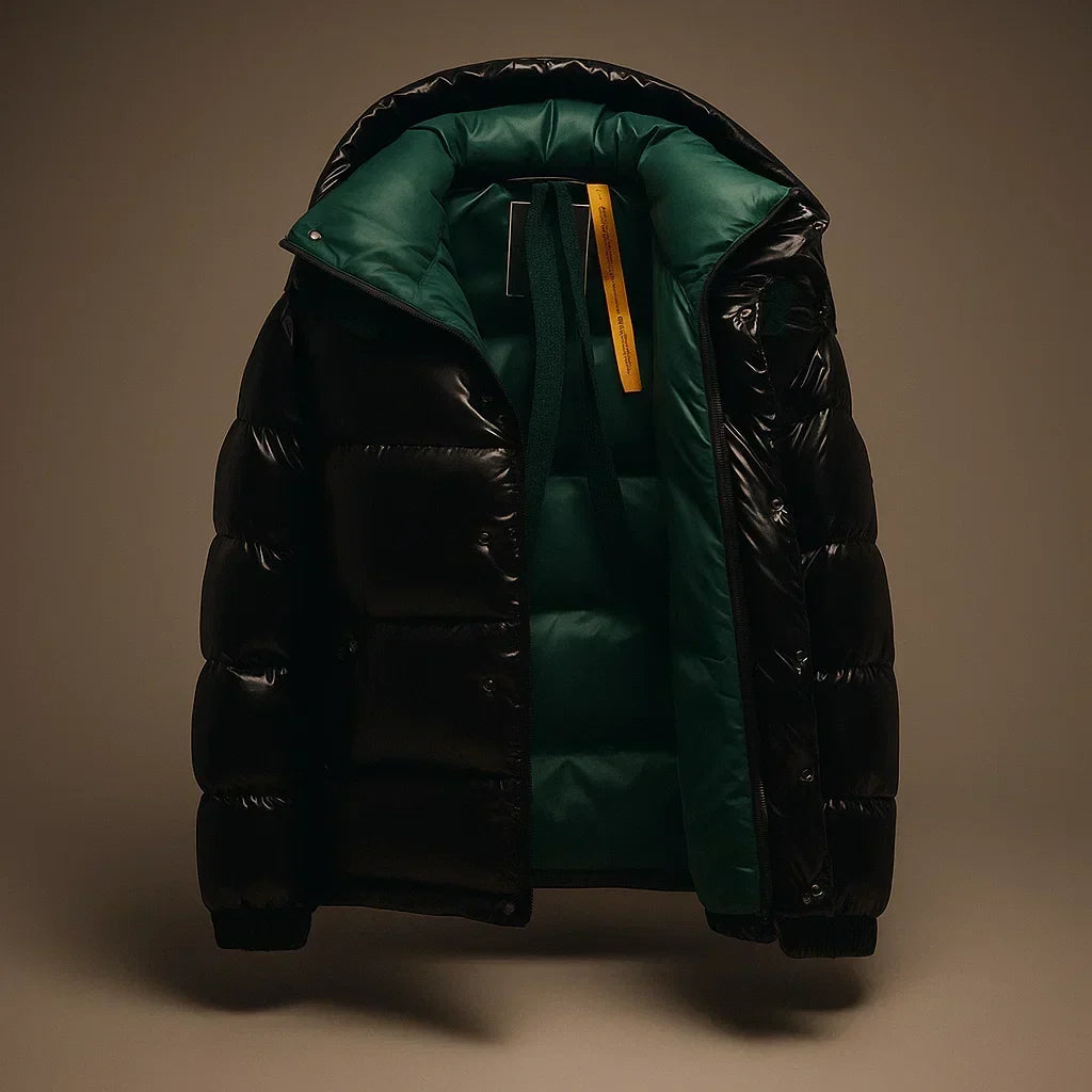 Men's Zip-Up Padded Puffer Jacket