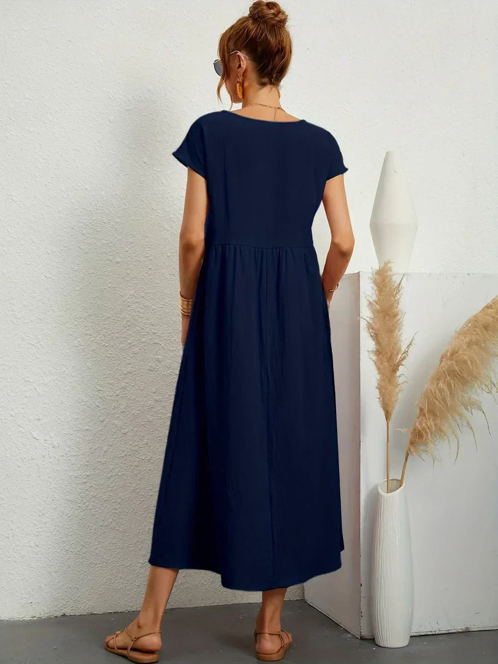 Eva's Boutique | Elegant Comfort Dress