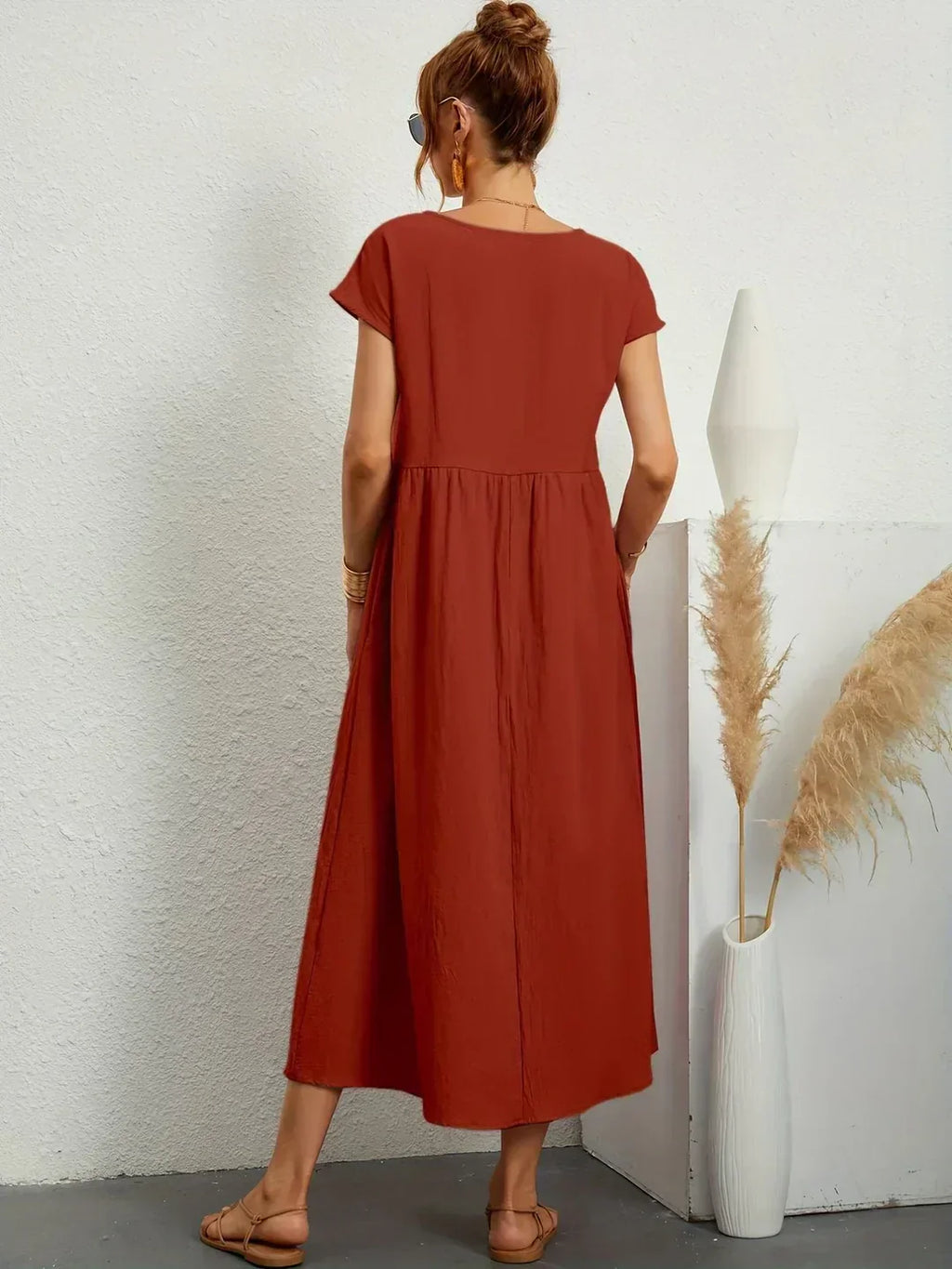 Eva's Boutique | Elegant Comfort Dress