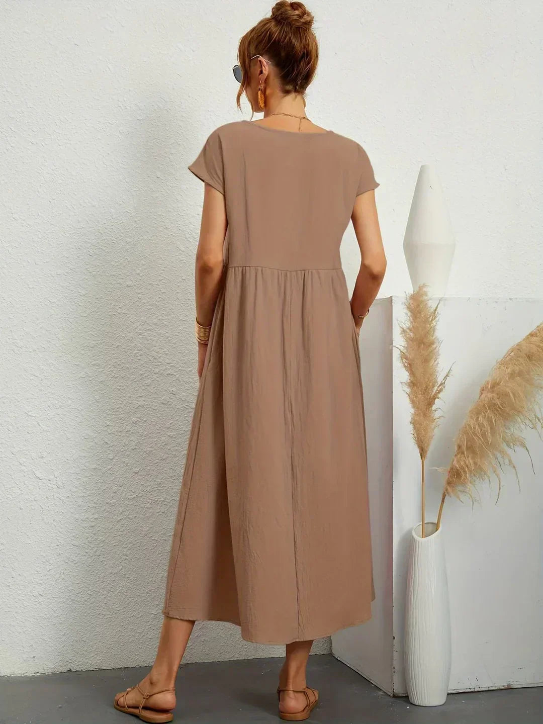 Eva's Boutique | Elegant Comfort Dress