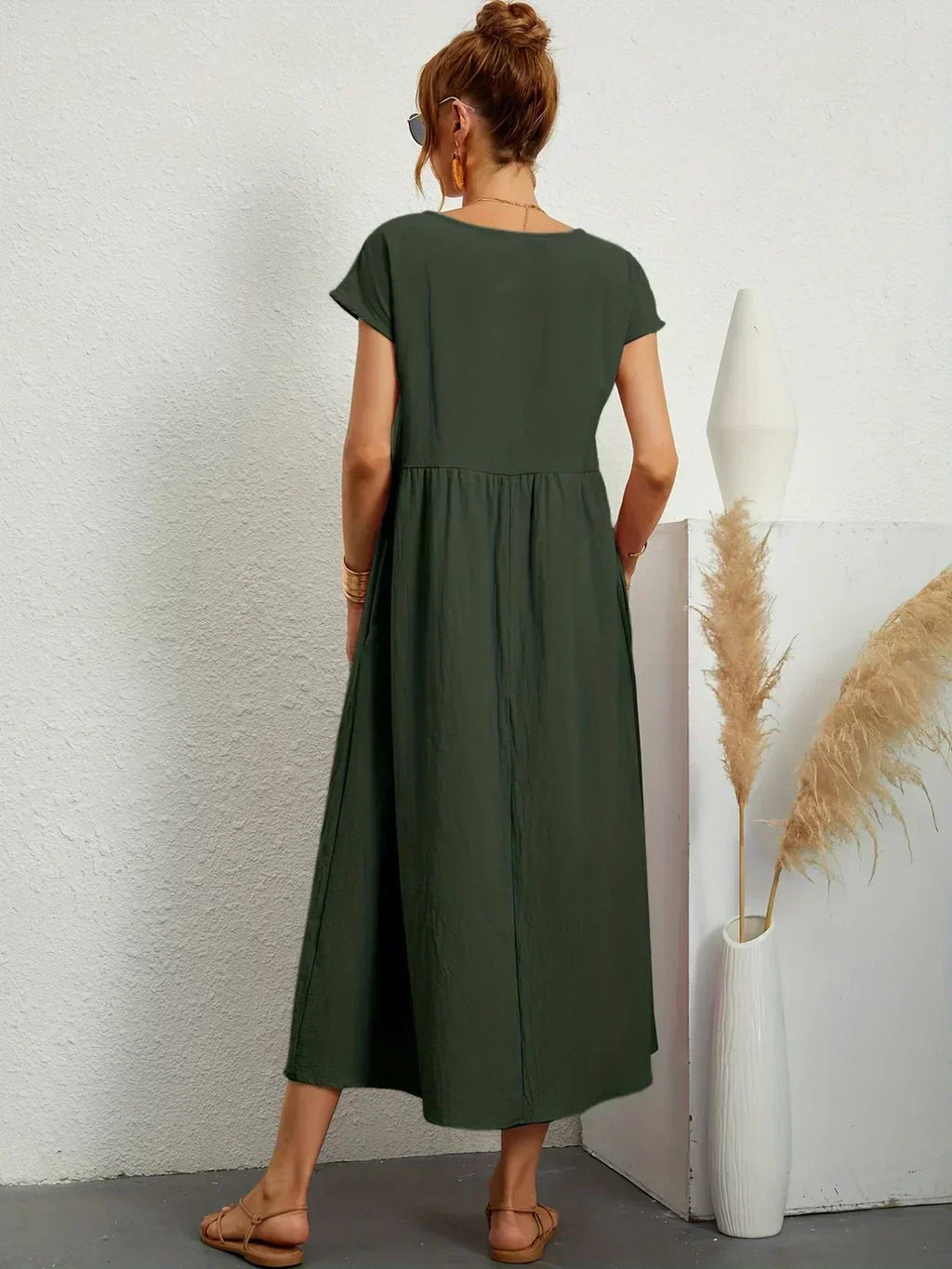 Eva's Boutique | Elegant Comfort Dress