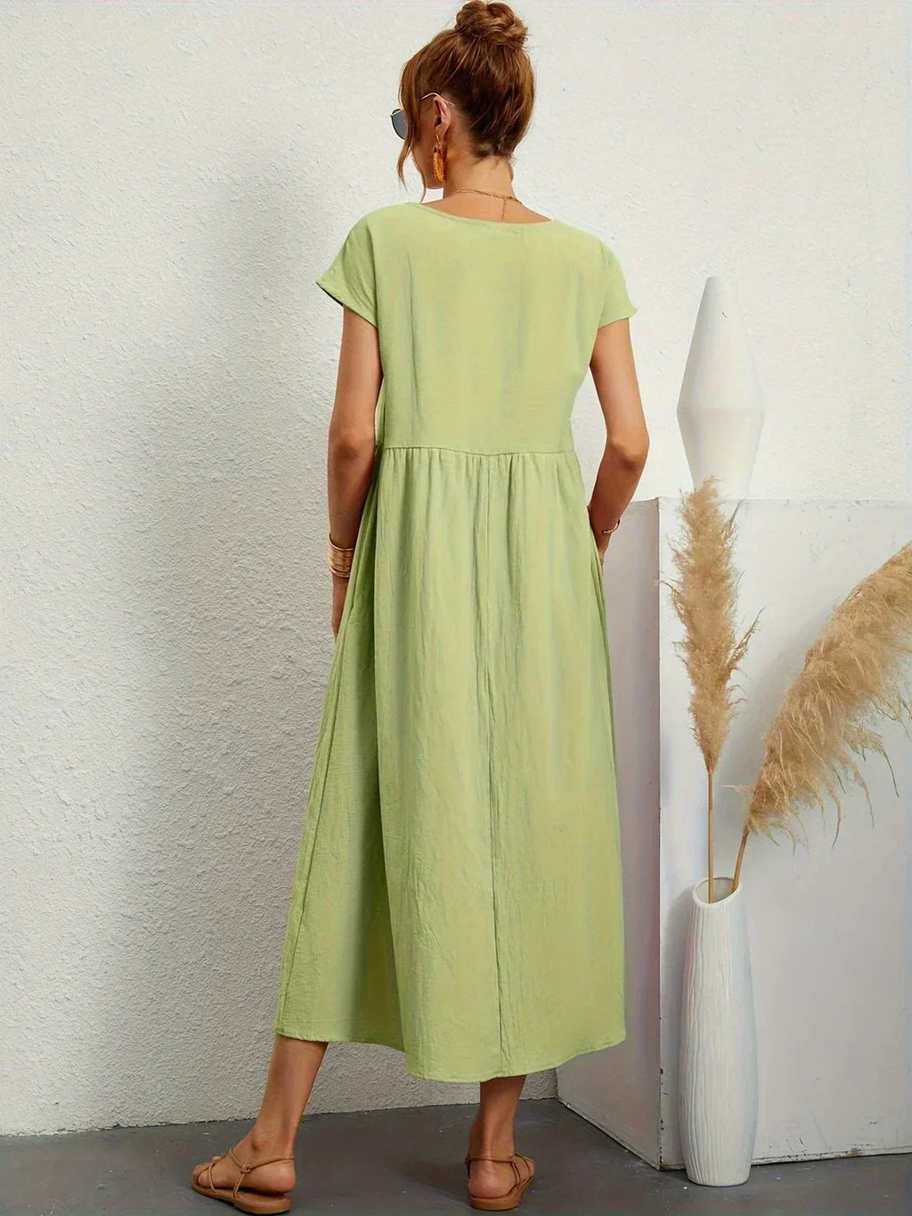 Eva's Boutique | Elegant Comfort Dress