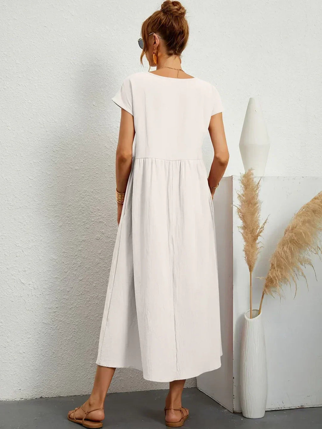 Eva's Boutique | Elegant Comfort Dress