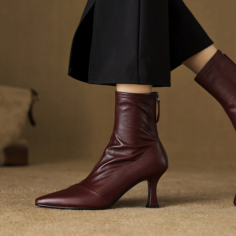 Alyn Genuine Leather Boots