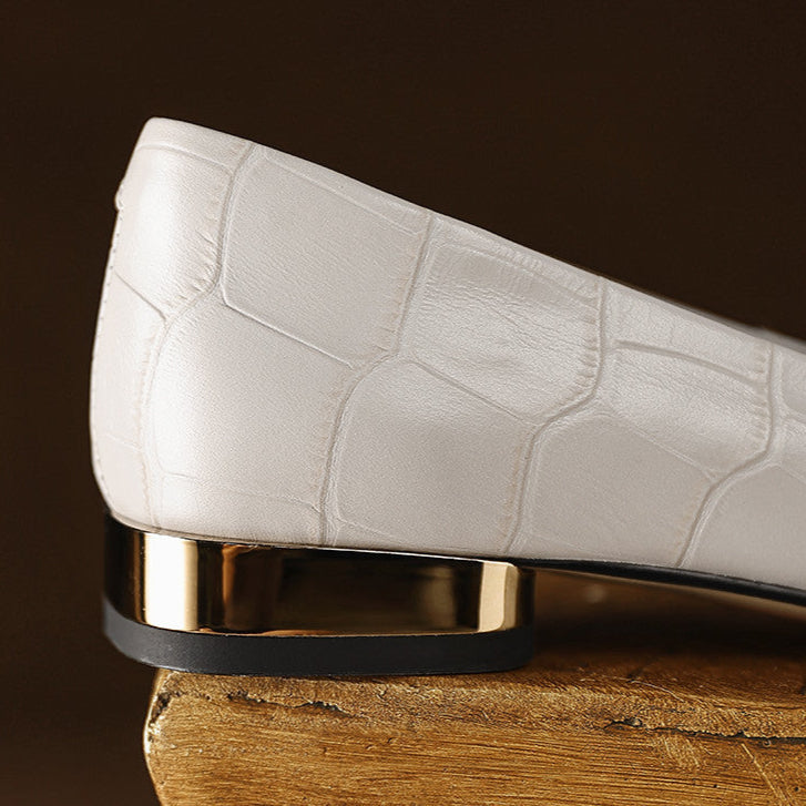 Celene Genuine Leather Heels
