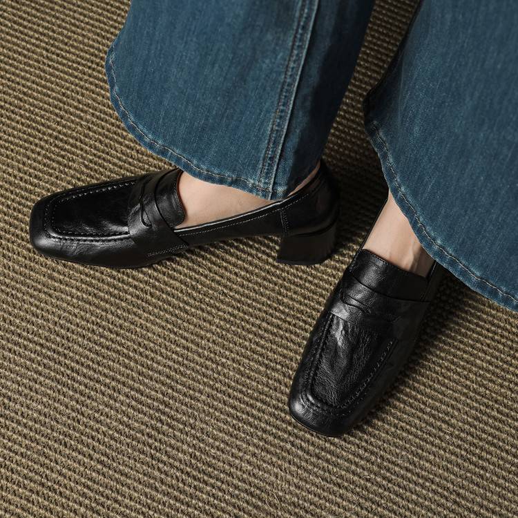 Sora Genuine Leather Heels