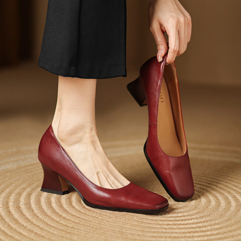 Arlix Genuine Leather Heels