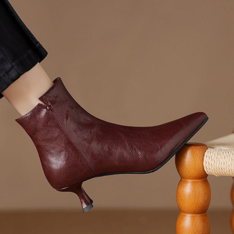 Klyra Genuine Leather Boots