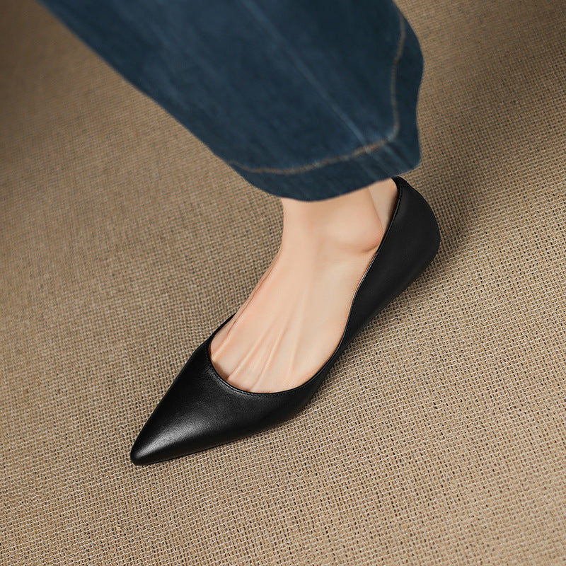 Irella Genuine Leather Flats