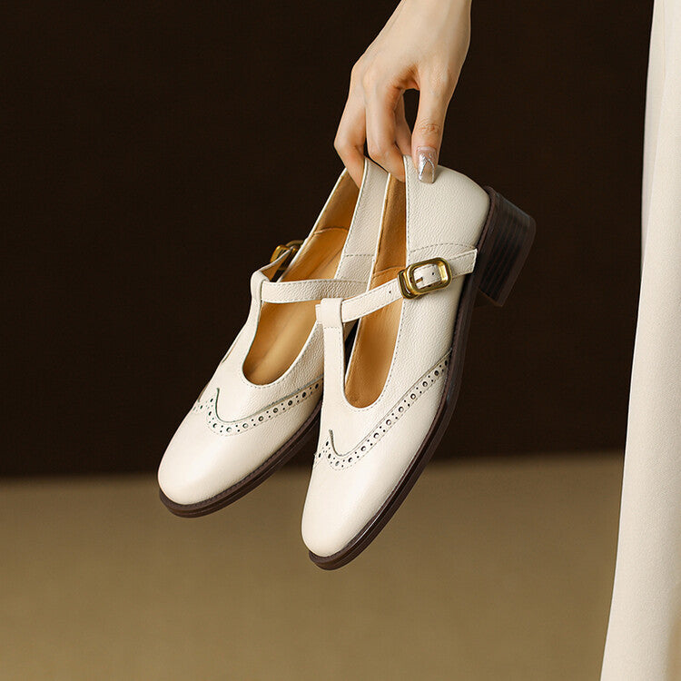Myra Genuine Leather Shoes