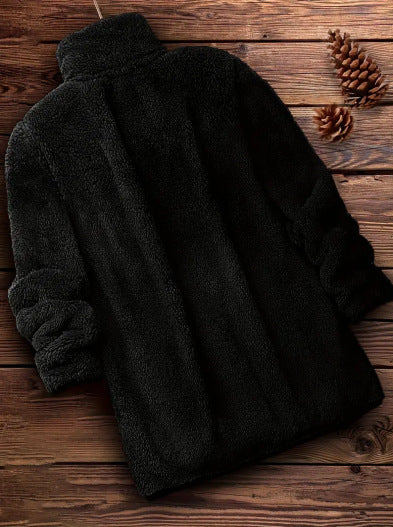Women's Teddy Half-Zip Pullover with High Collar
