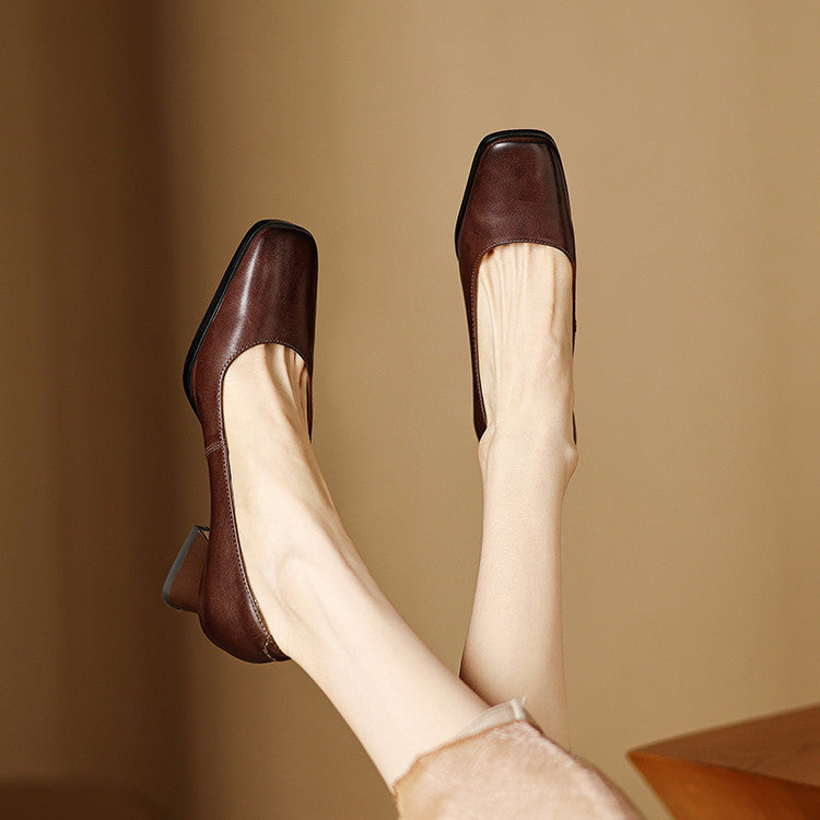 Arlix Genuine Leather Heels
