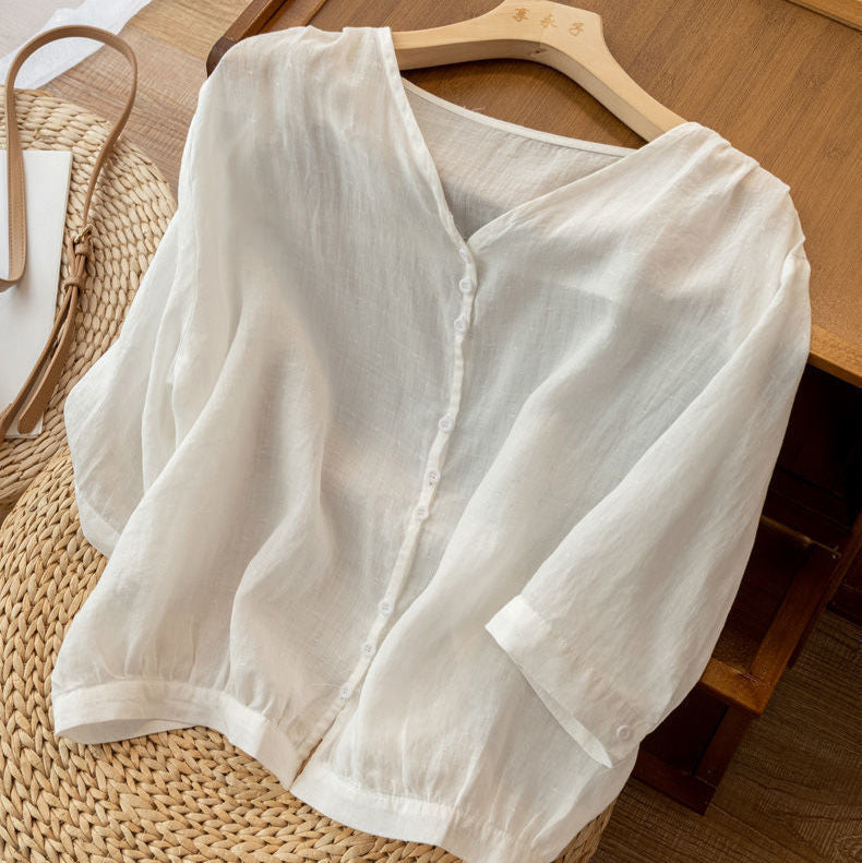 Zyla Cotton Blouse
