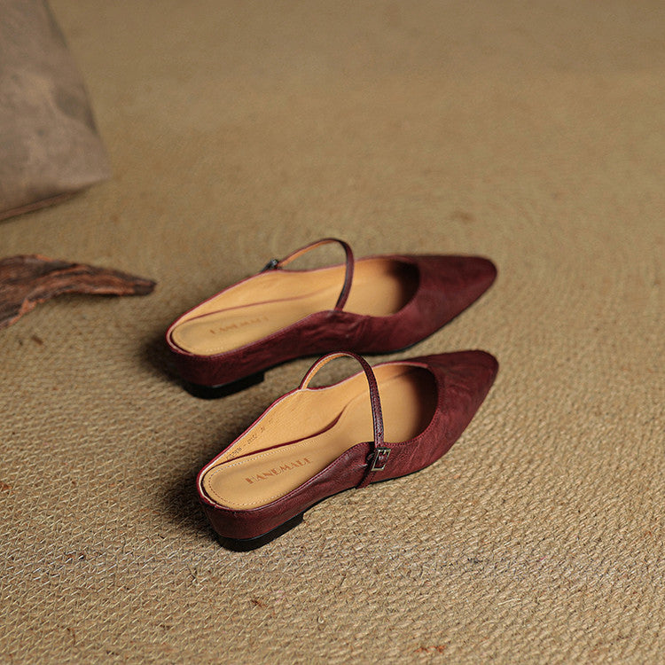 Orella Genuine Leather Mules