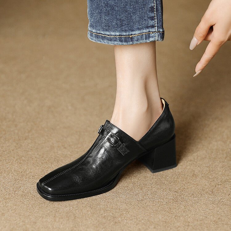 Ekra Genuine Leather Heels