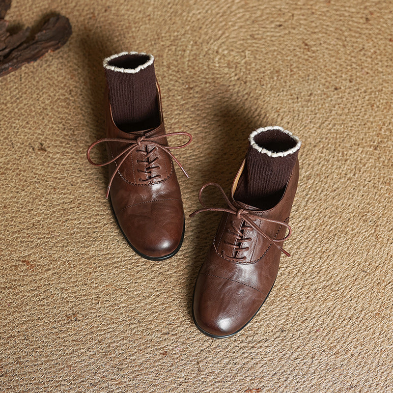 Delyra Genuine Leather Shoes