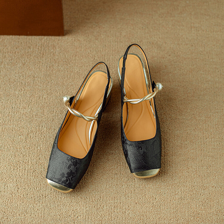 Galene Leather Heels