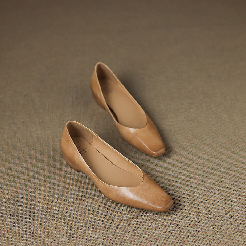 Oren Genuine Leather Flats