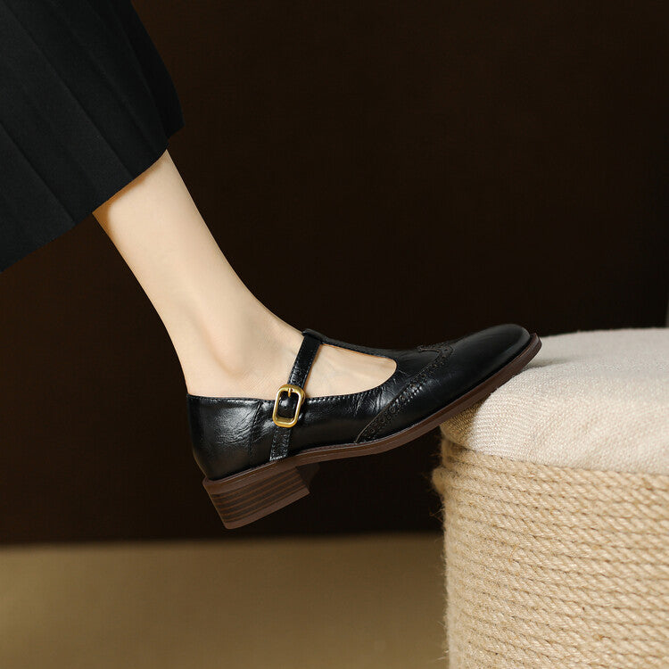 Myra Genuine Leather Shoes