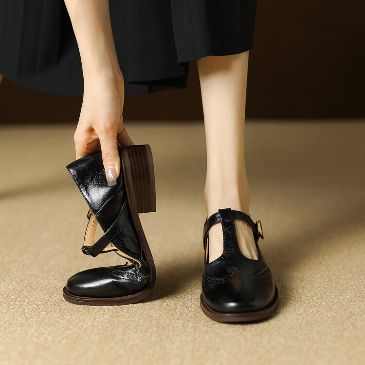 Myra Genuine Leather Shoes