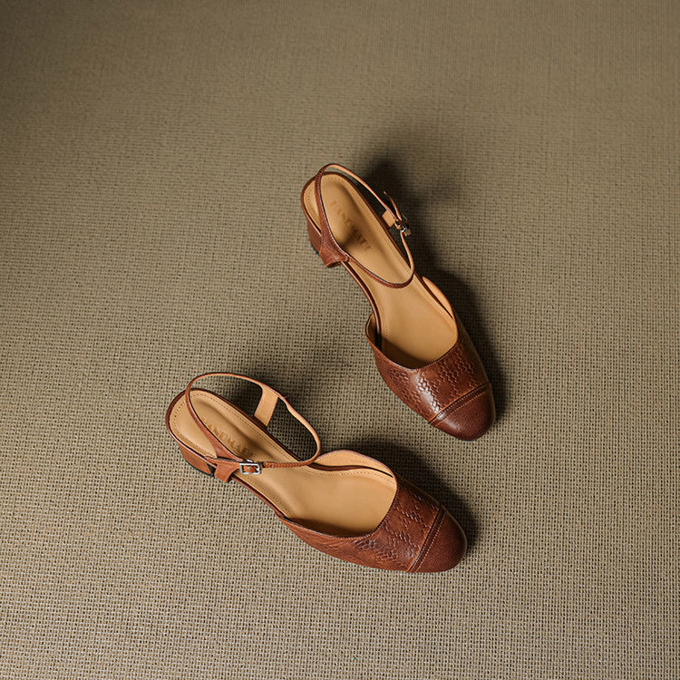 Valery Genuine Leather Pumps
