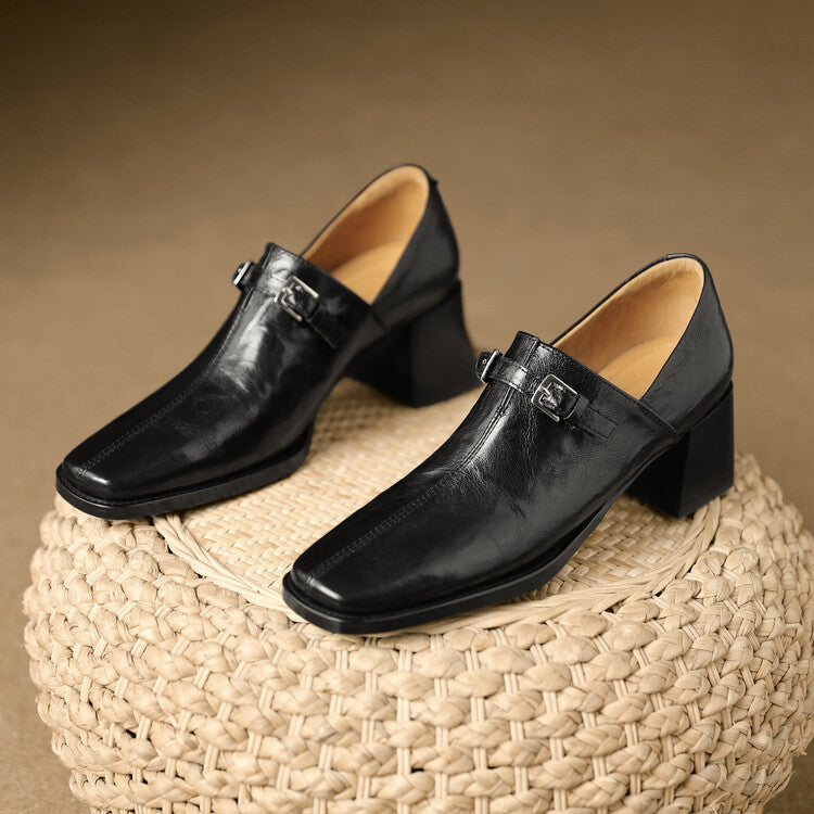 Ekra Genuine Leather Heels