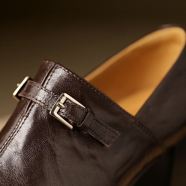 Ekra Genuine Leather Heels