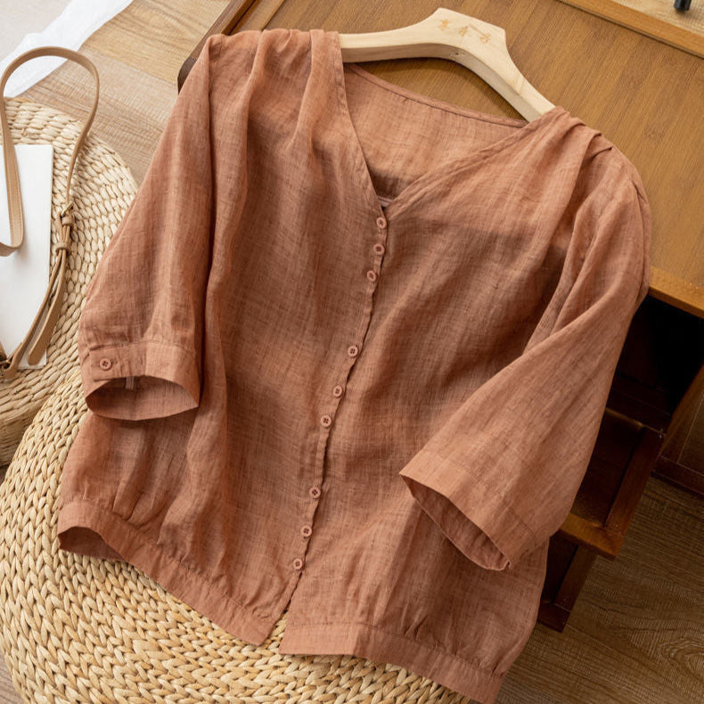 Zyla Cotton Blouse