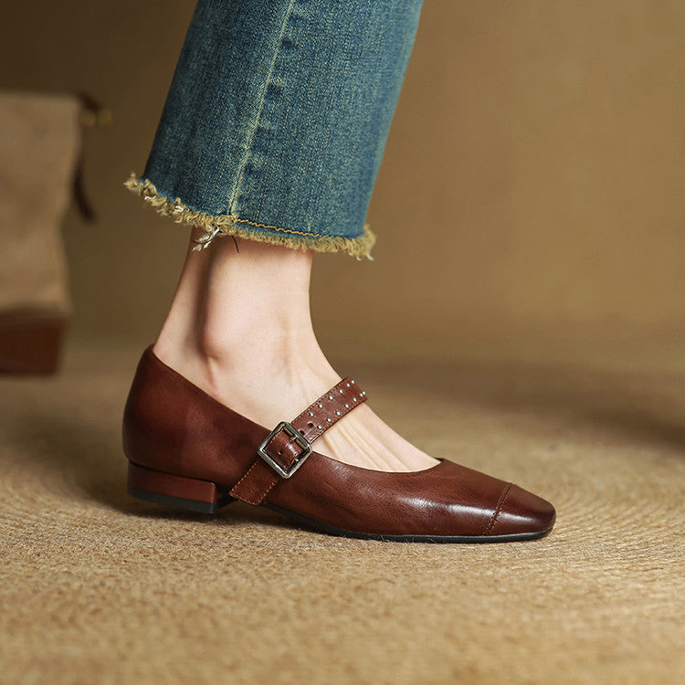 Elry Genuine Leather Shoes
