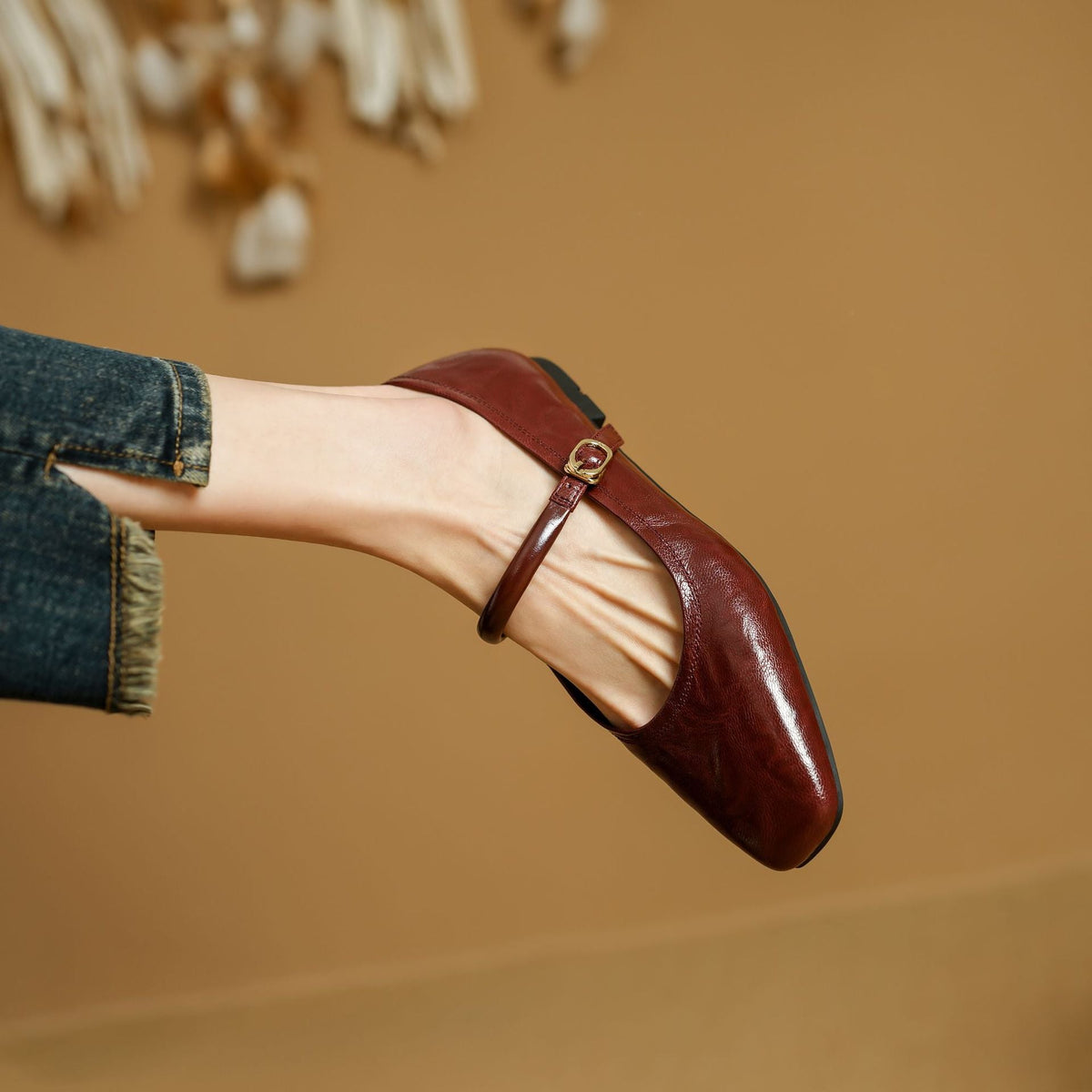 Islae Genuine Leather Flats