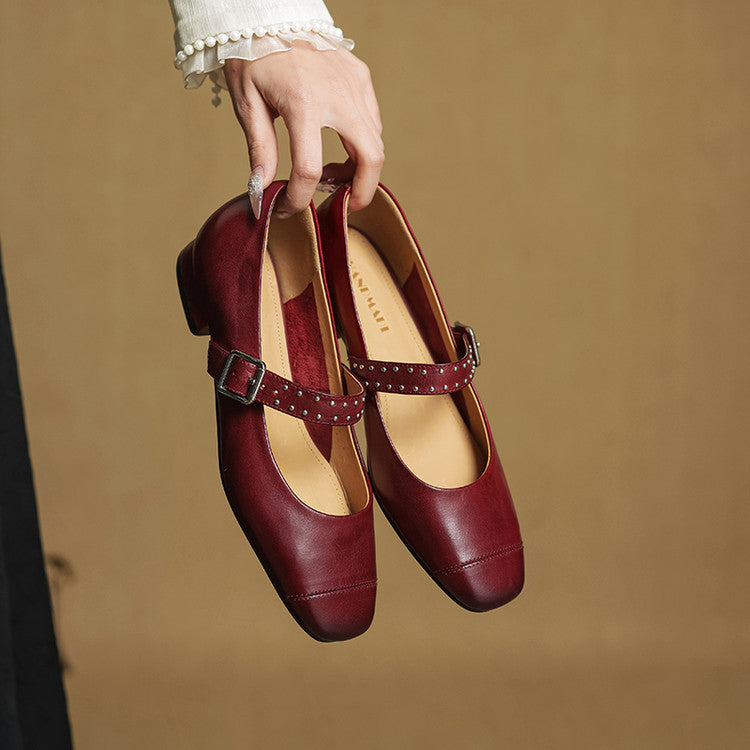 Elry Genuine Leather Shoes