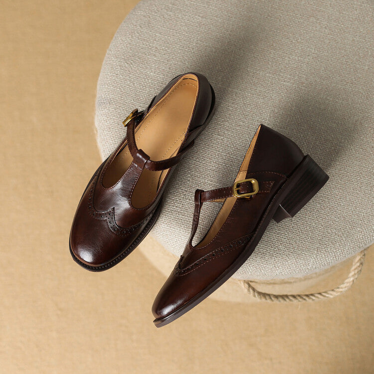 Myra Genuine Leather Shoes