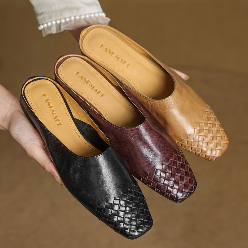 Dalvi Genuine Leather Mules