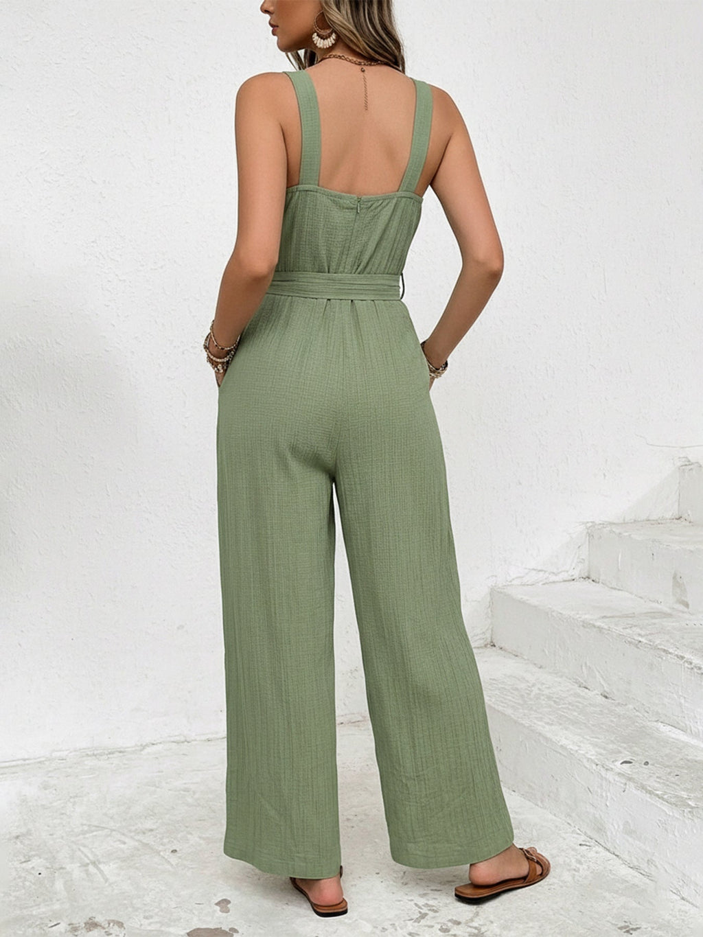 Valenna Sculpt Wide-Leg Jumpsuit