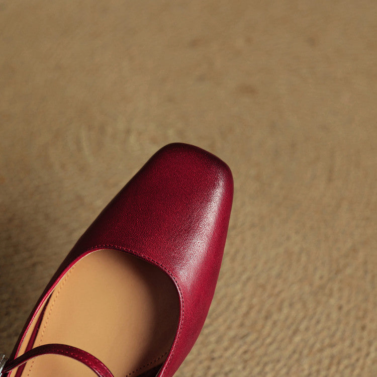 Esmer Genuine Leather Mules
