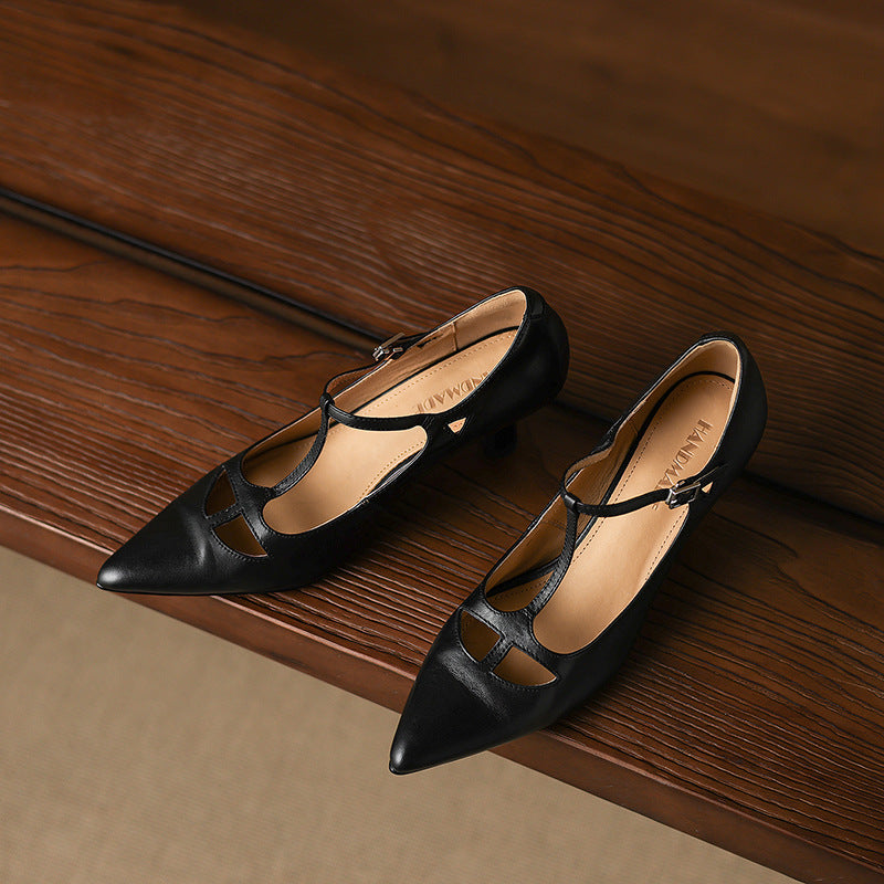 Marve Genuine Leather Pumps