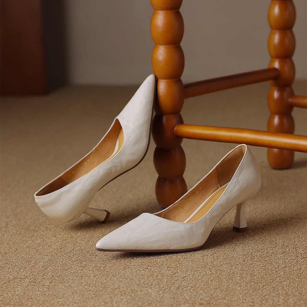 Elore Genuine Leather Heels