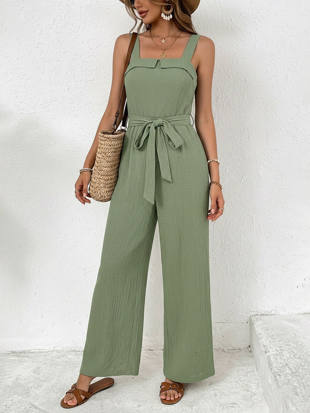Valenna Sculpt Wide-Leg Jumpsuit