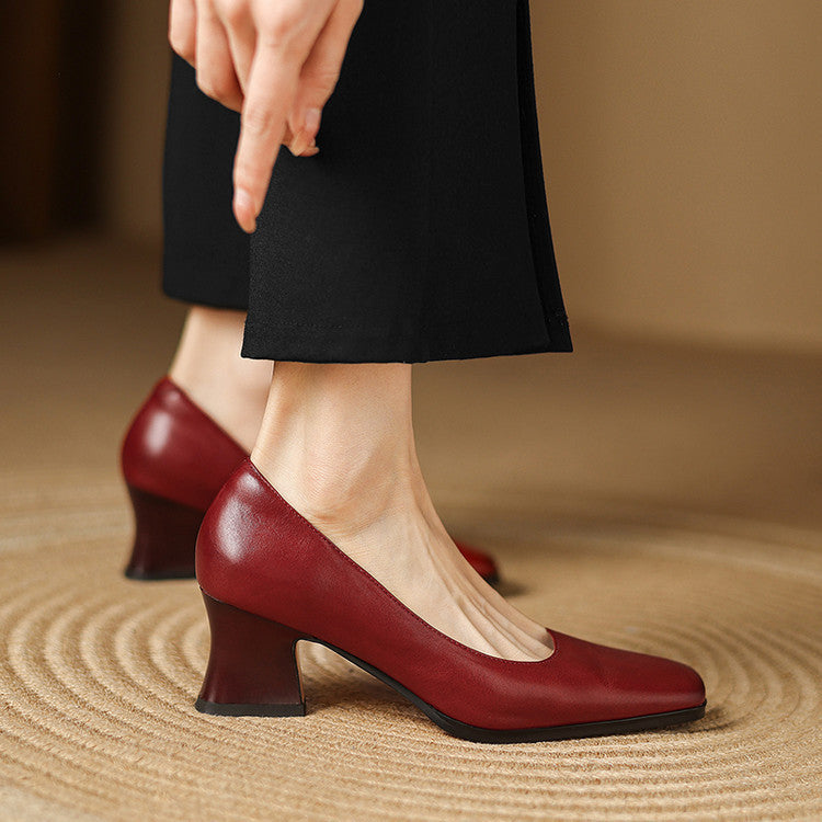 Arlix Genuine Leather Heels