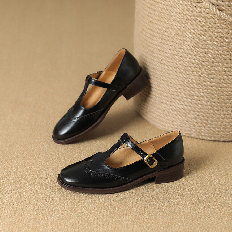 Myra Genuine Leather Shoes