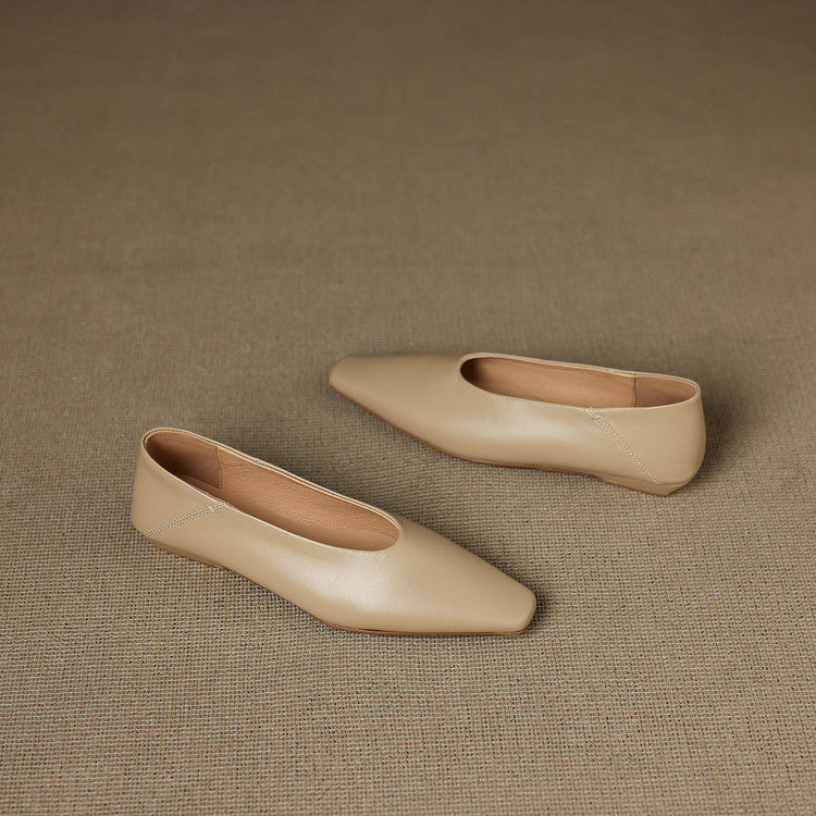 Emor Genuine Leather Flats