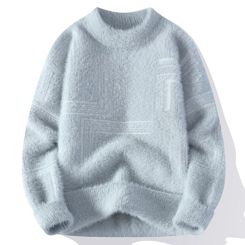 Unisex Crew Neck Sweater, Long Sleeves, Ribbed Trims