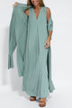 Green + Cardigan Set