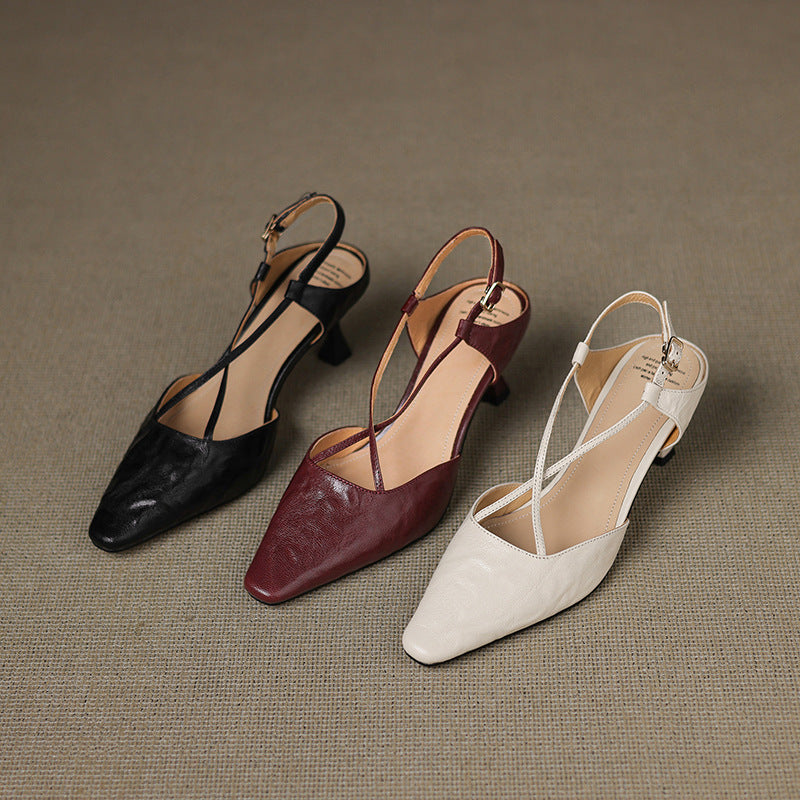 Velta Genuine Leather Heels