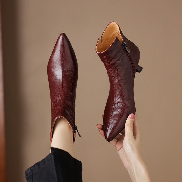 Klyra Genuine Leather Boots