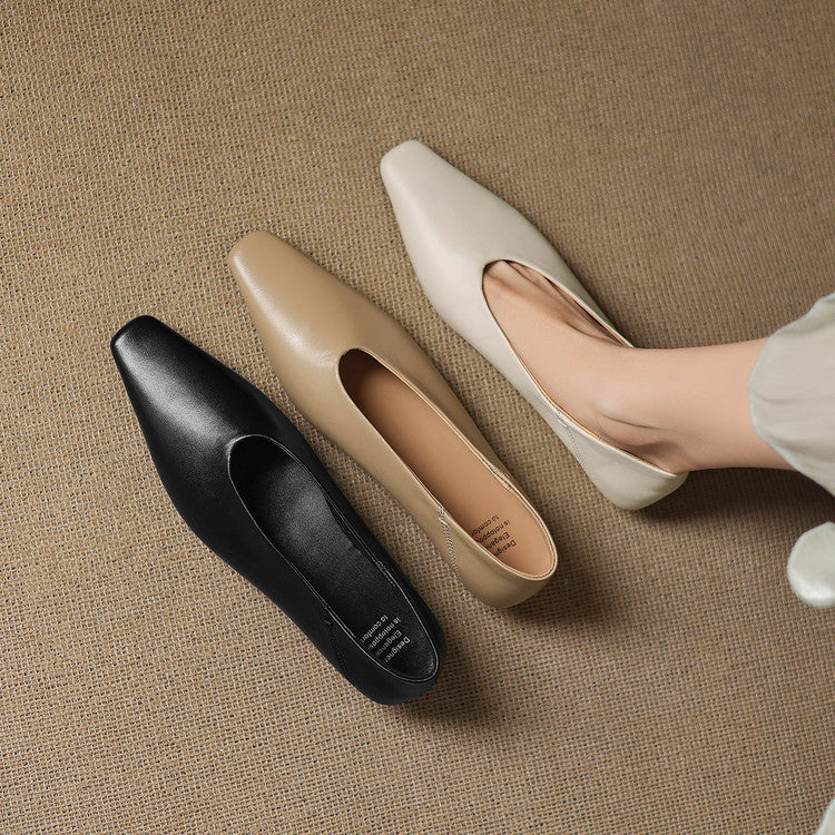 Emor Genuine Leather Flats