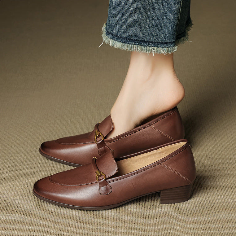 Sera Genuine Leather Loafers